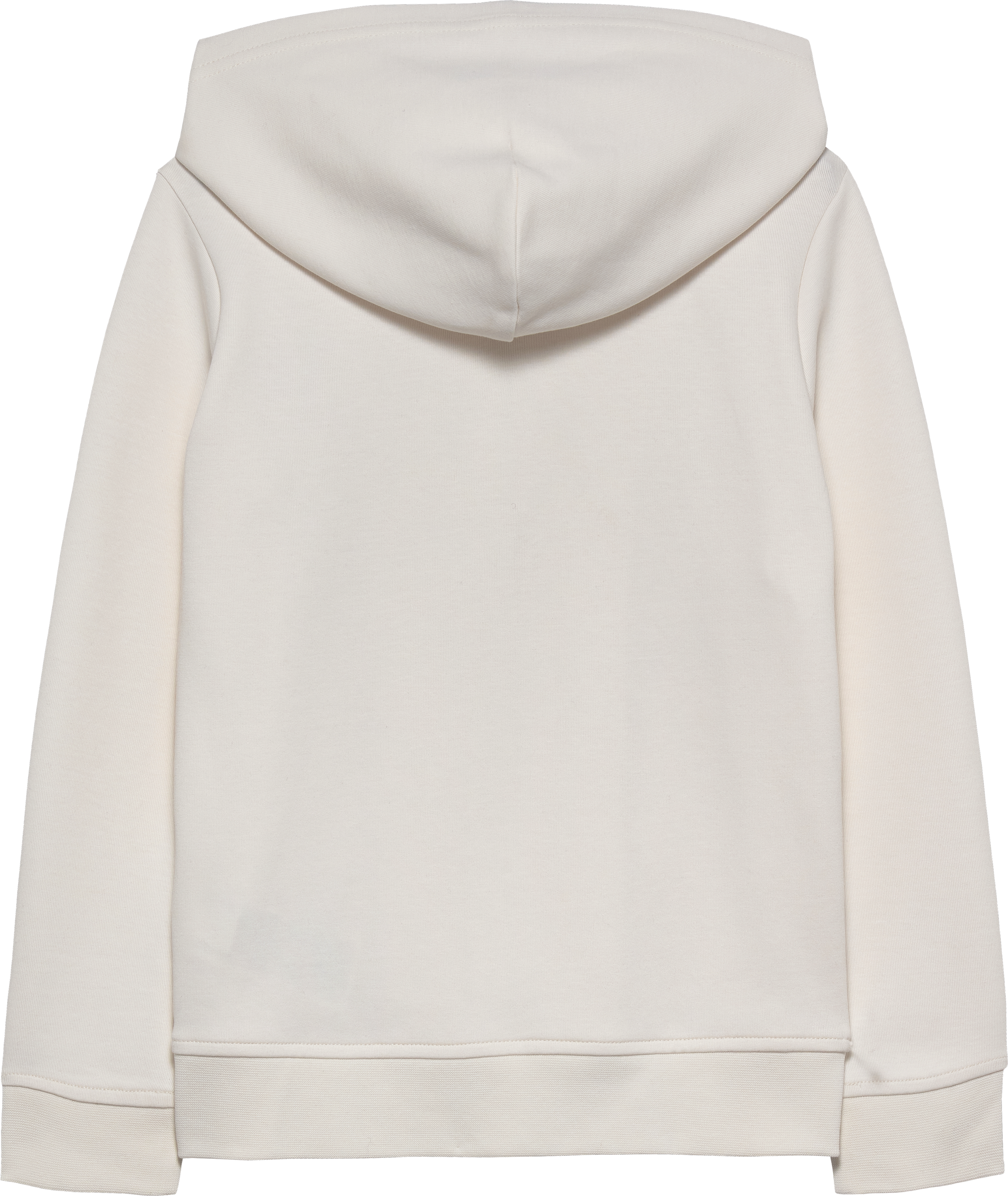 Felpa con cappuccio e zip in maglia interlock con logo ricamato