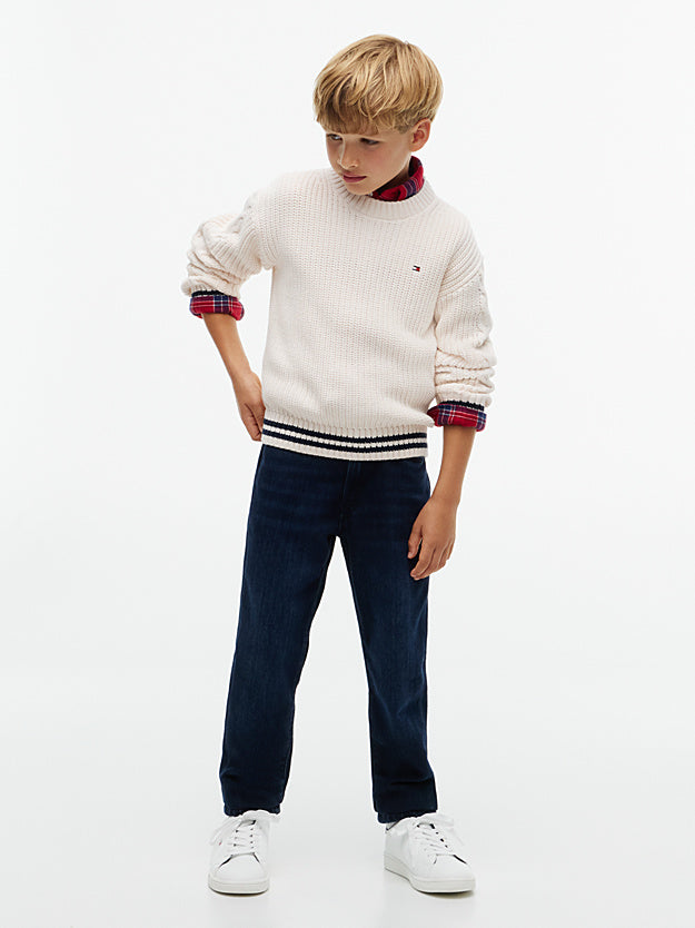 Pullover in maglia intrecciata - ragazzo