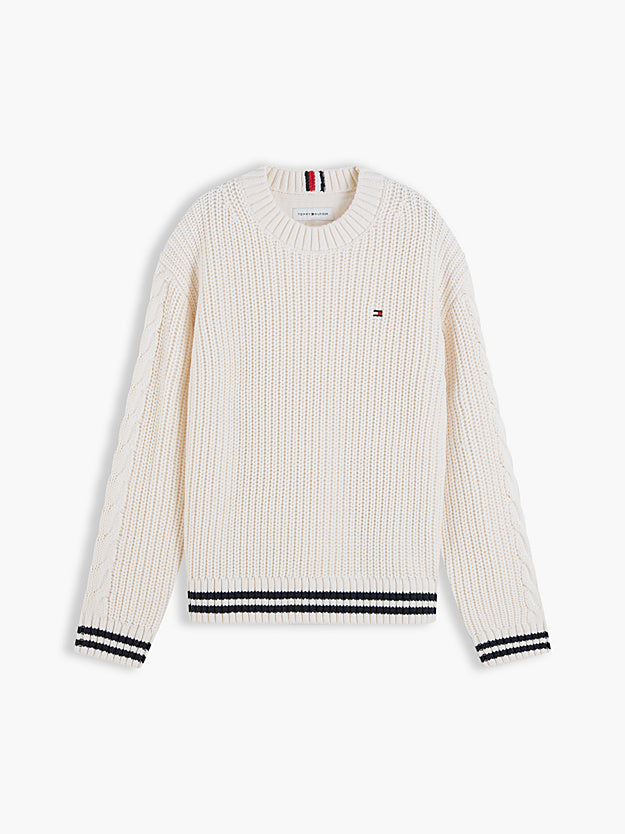 Pullover in maglia intrecciata - ragazzo