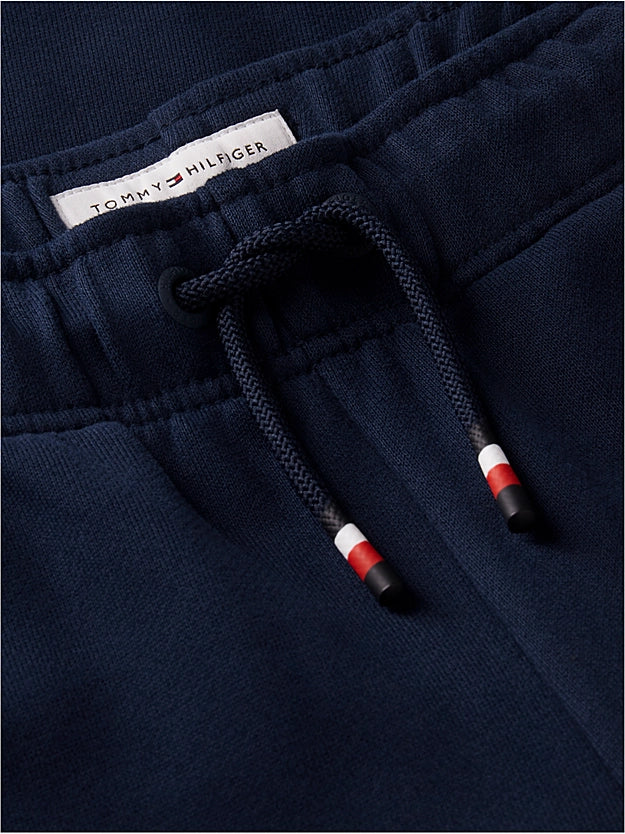 Joggers con finitura morbida e logo neonato