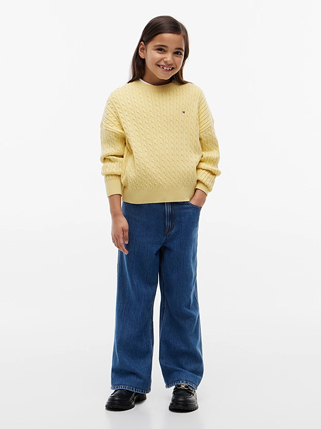 Jeans Mabel wide fit a vita alta - ragazza