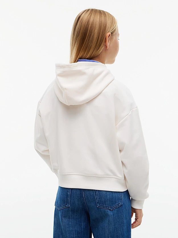 Felpa con cappuccio relaxed fit con logo