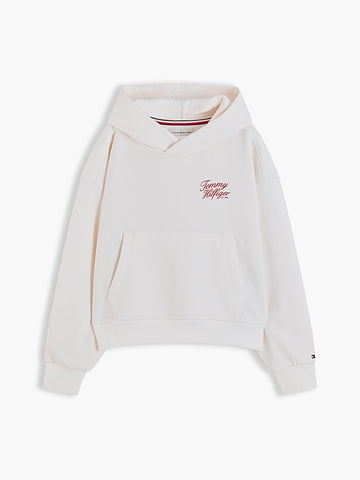 Felpa con cappuccio relaxed fit con logo