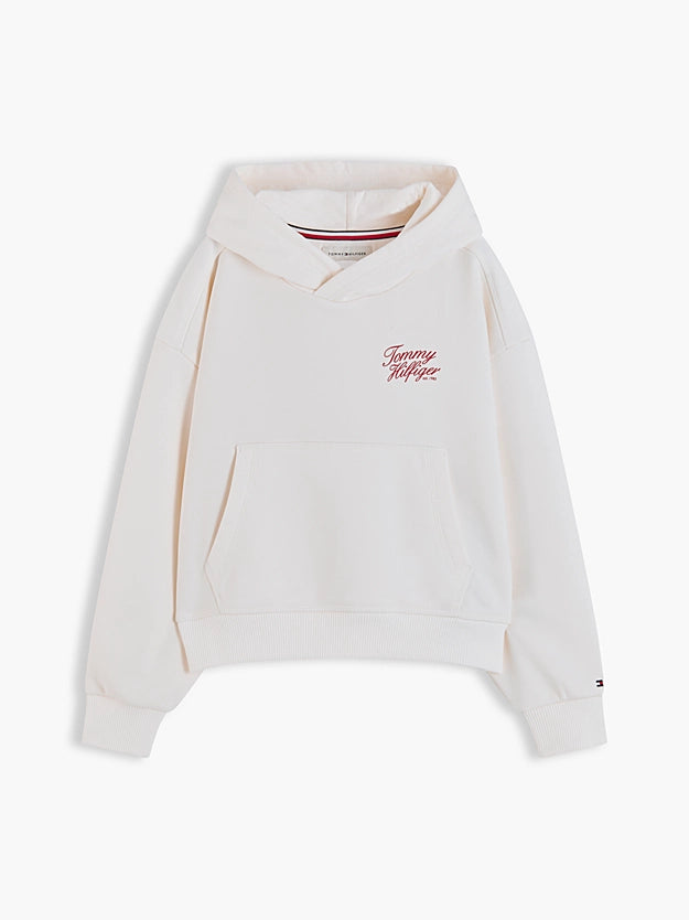 Felpa con cappuccio relaxed fit con logo