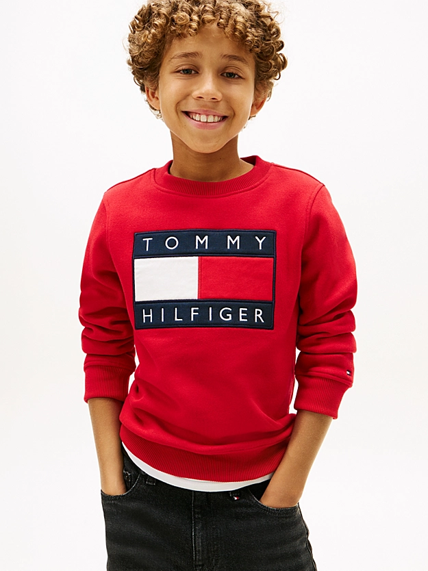 Felpa Heritage con applique del logo