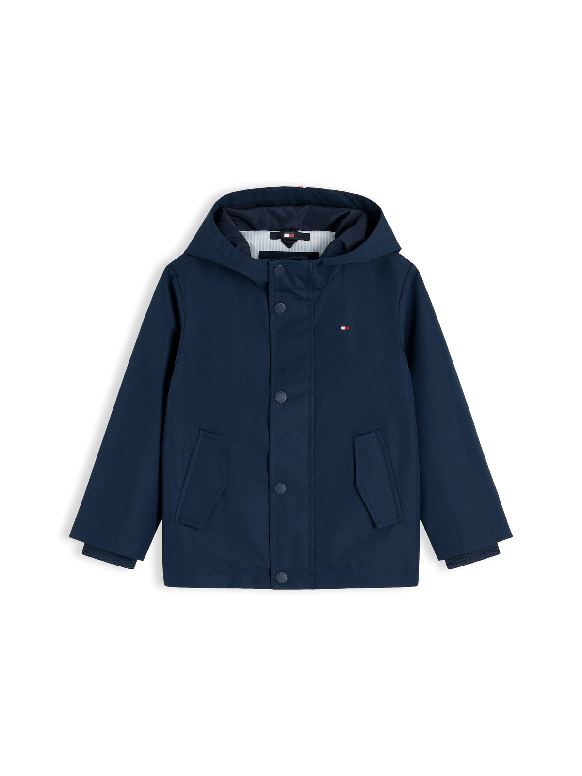 Giacca con cappuccio e bandierina ricamata - Unisex