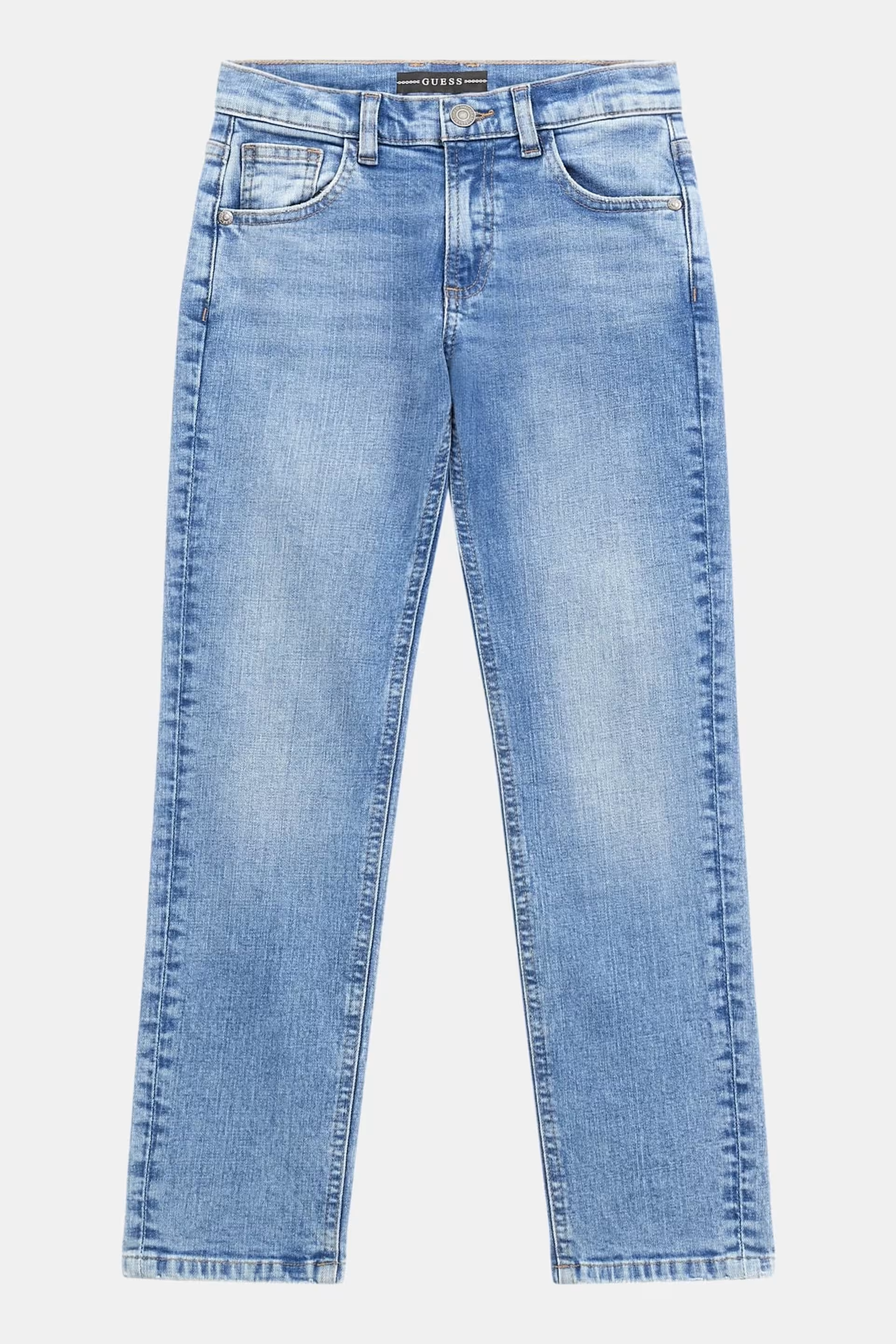 Jeans straight a vita media