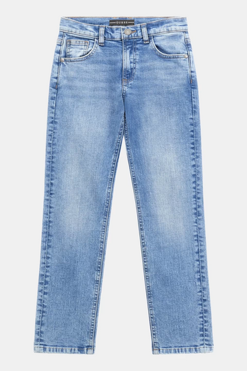 Jeans straight a vita media