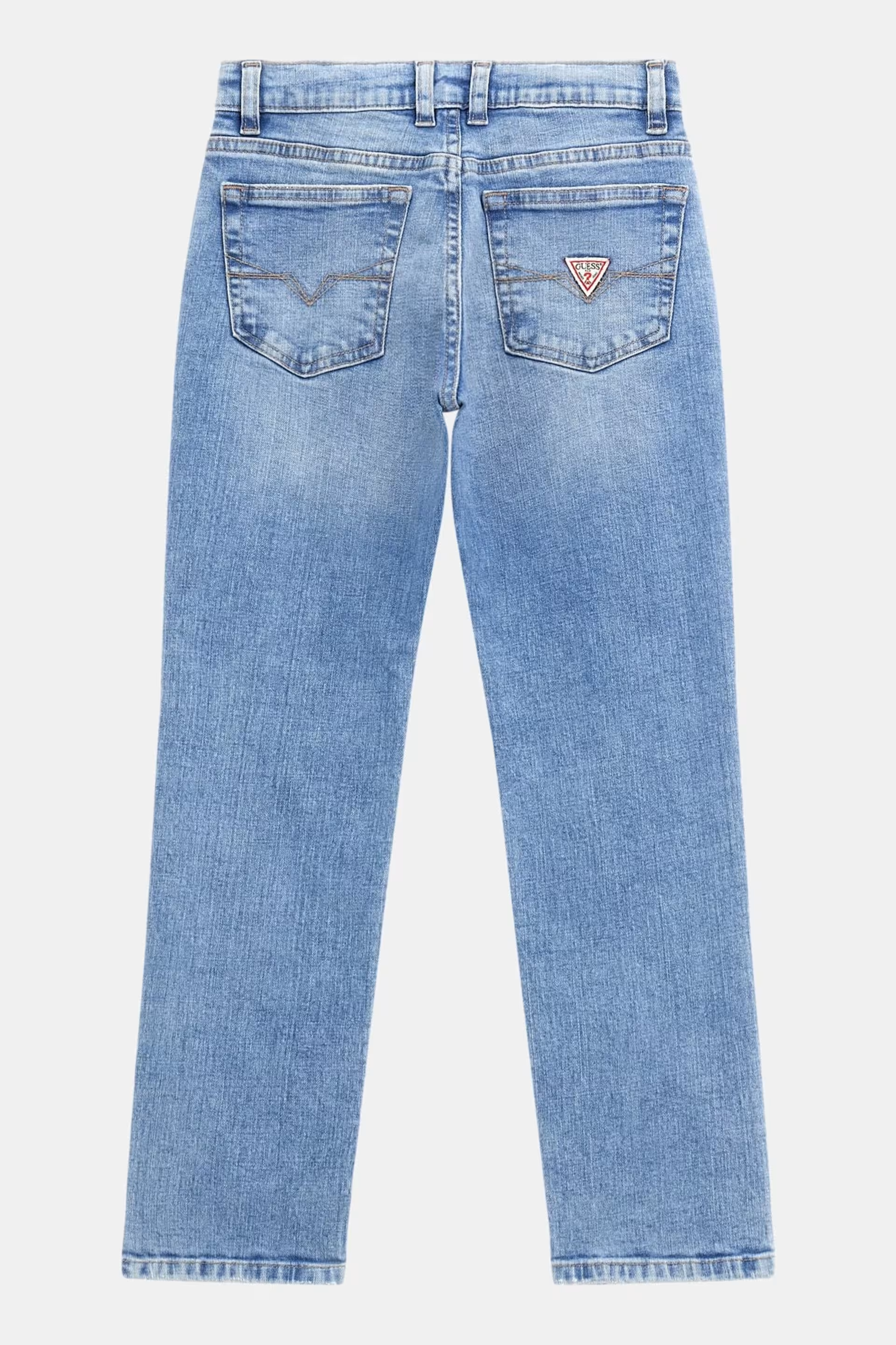Jeans straight a vita media