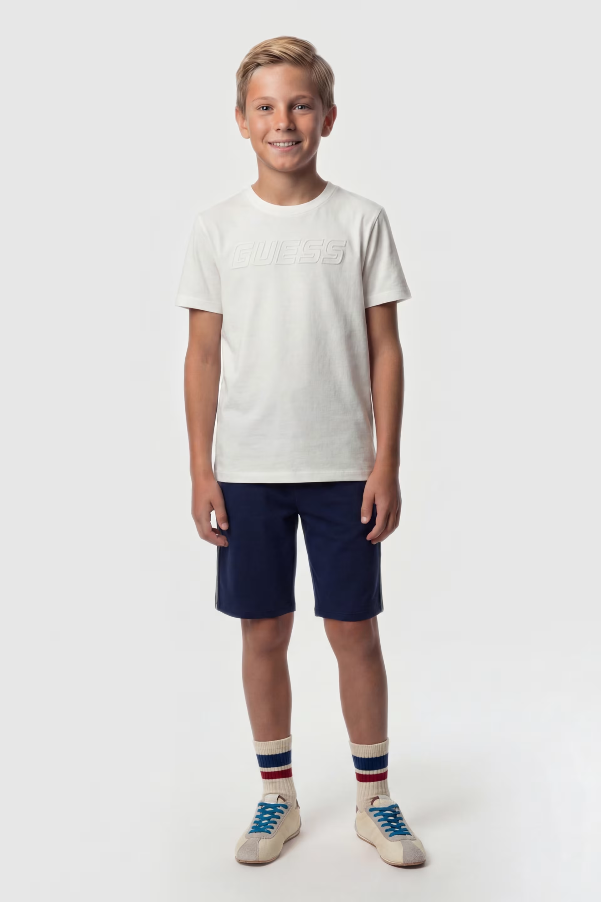 T-shirt stampa logo GUESS