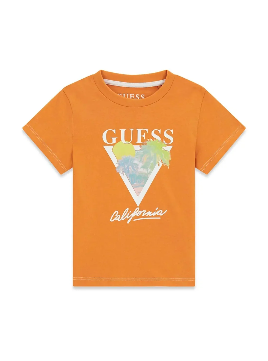 T-shirt grafica logo Guess