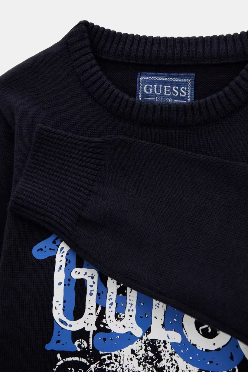 Maglione con logo stampato - Guess