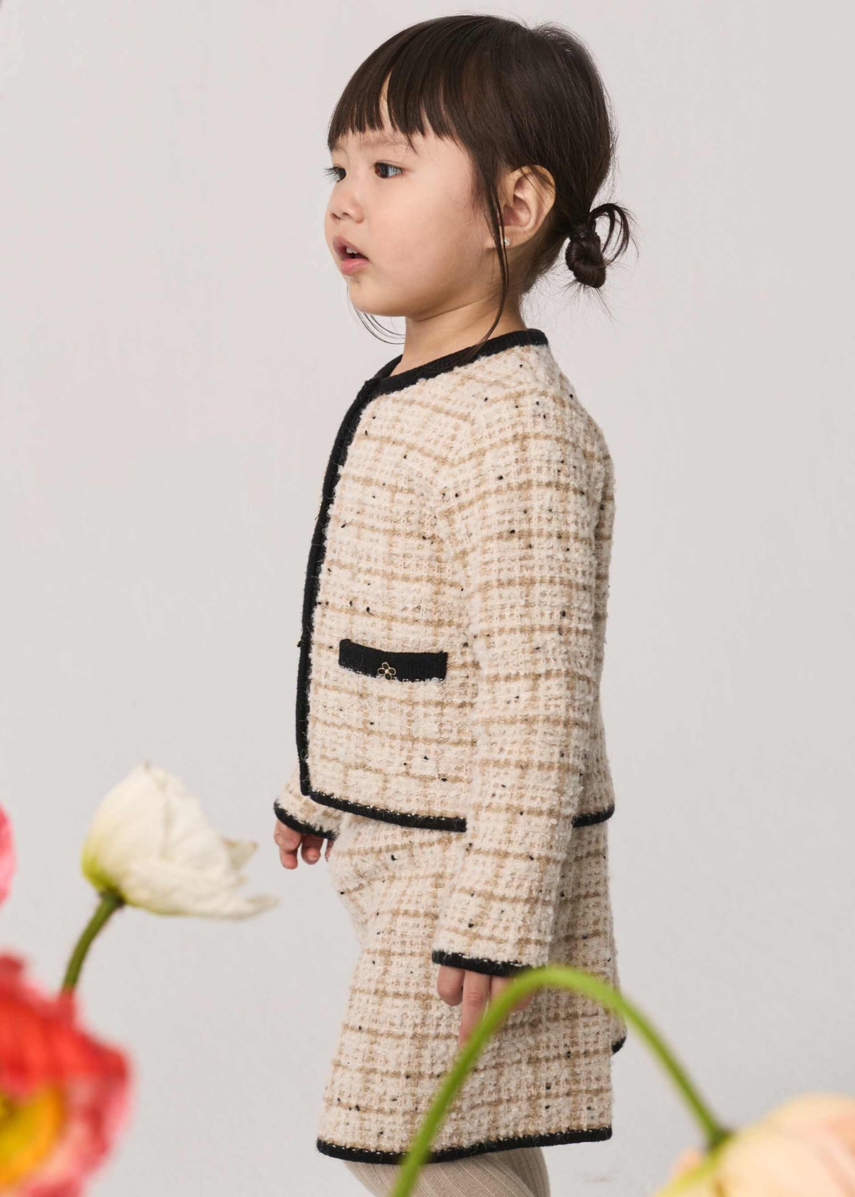 Abito gonna maglia neonata