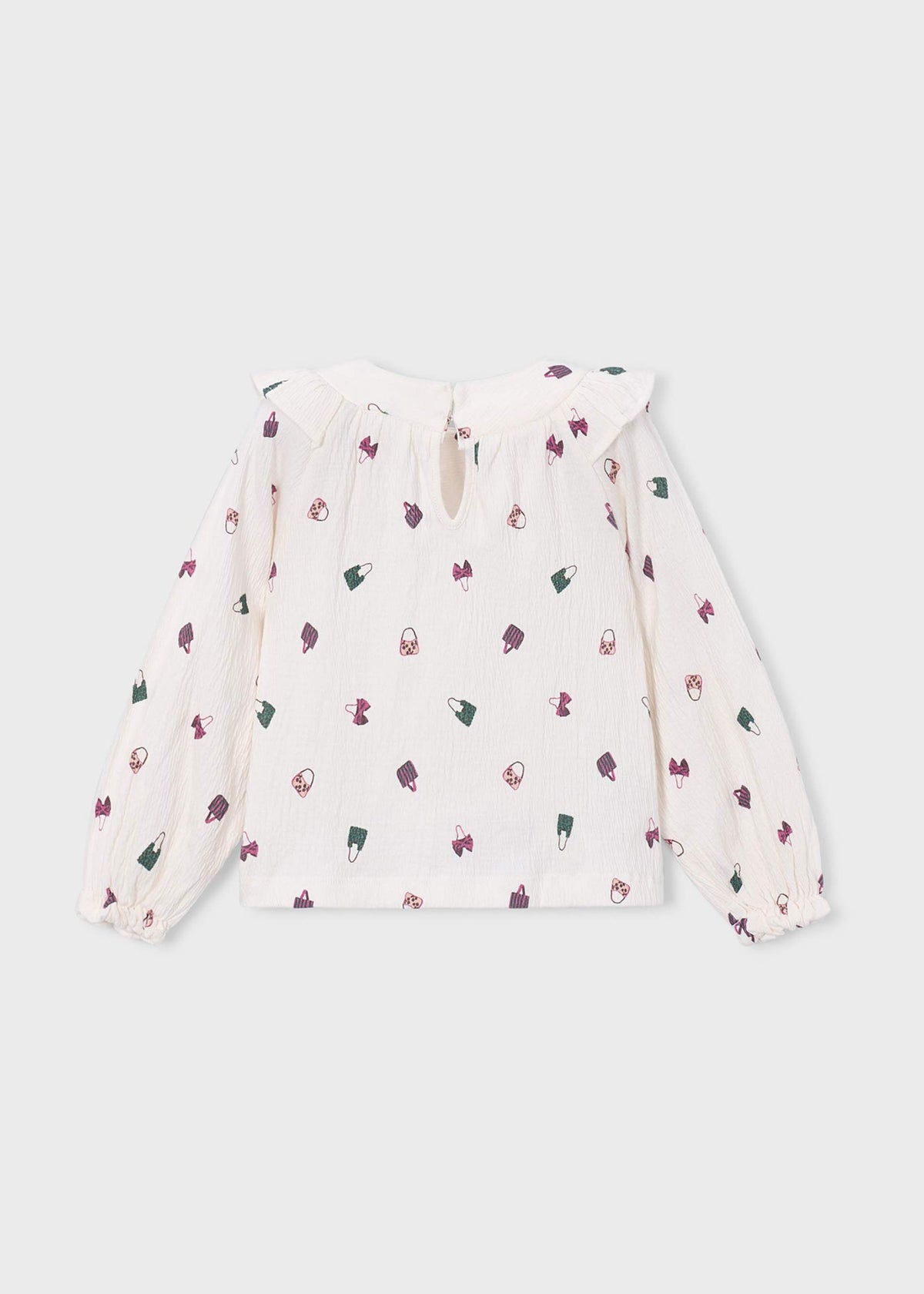 Blusa bambula stampata bambina