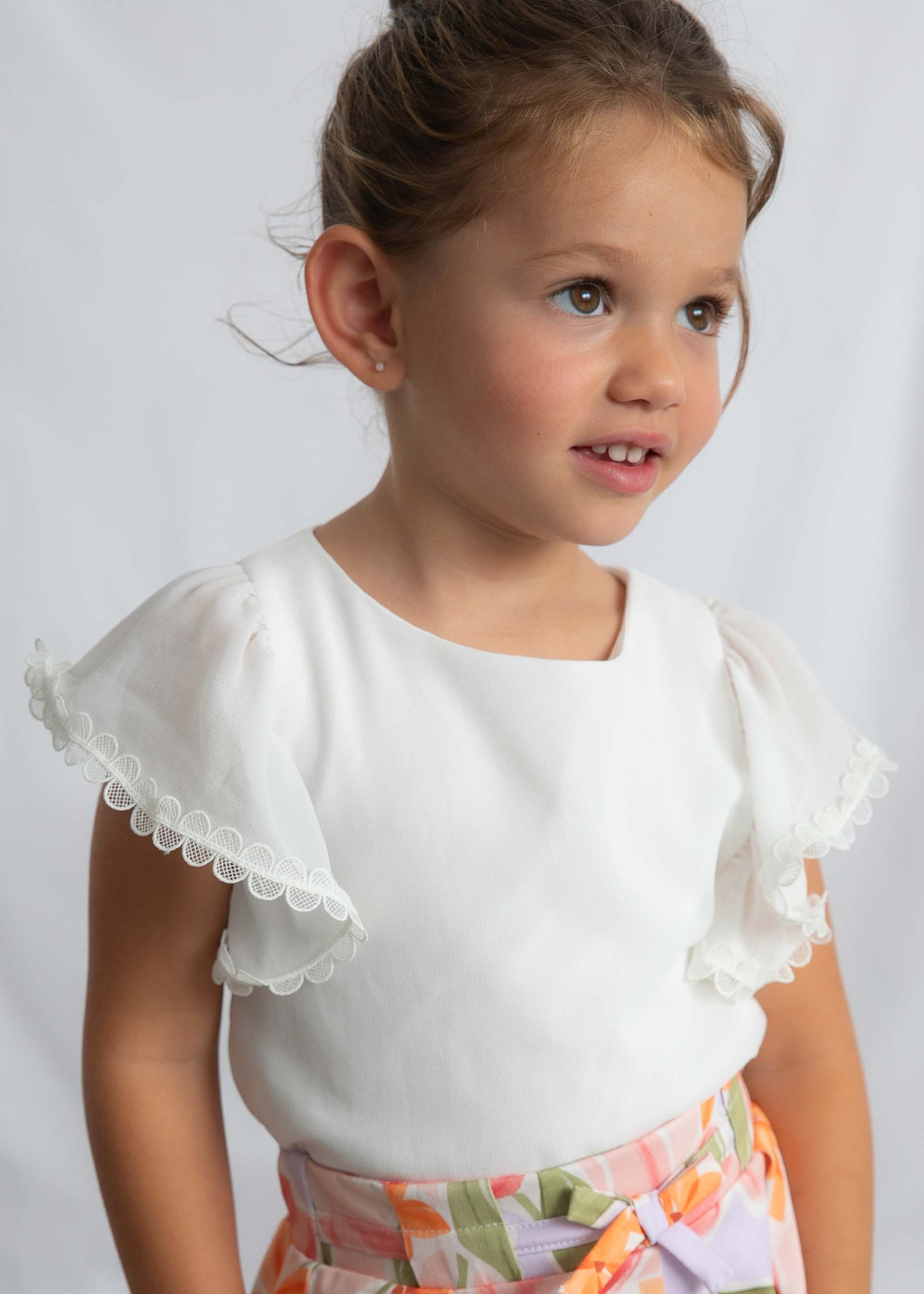 Blusa chiffon bambina