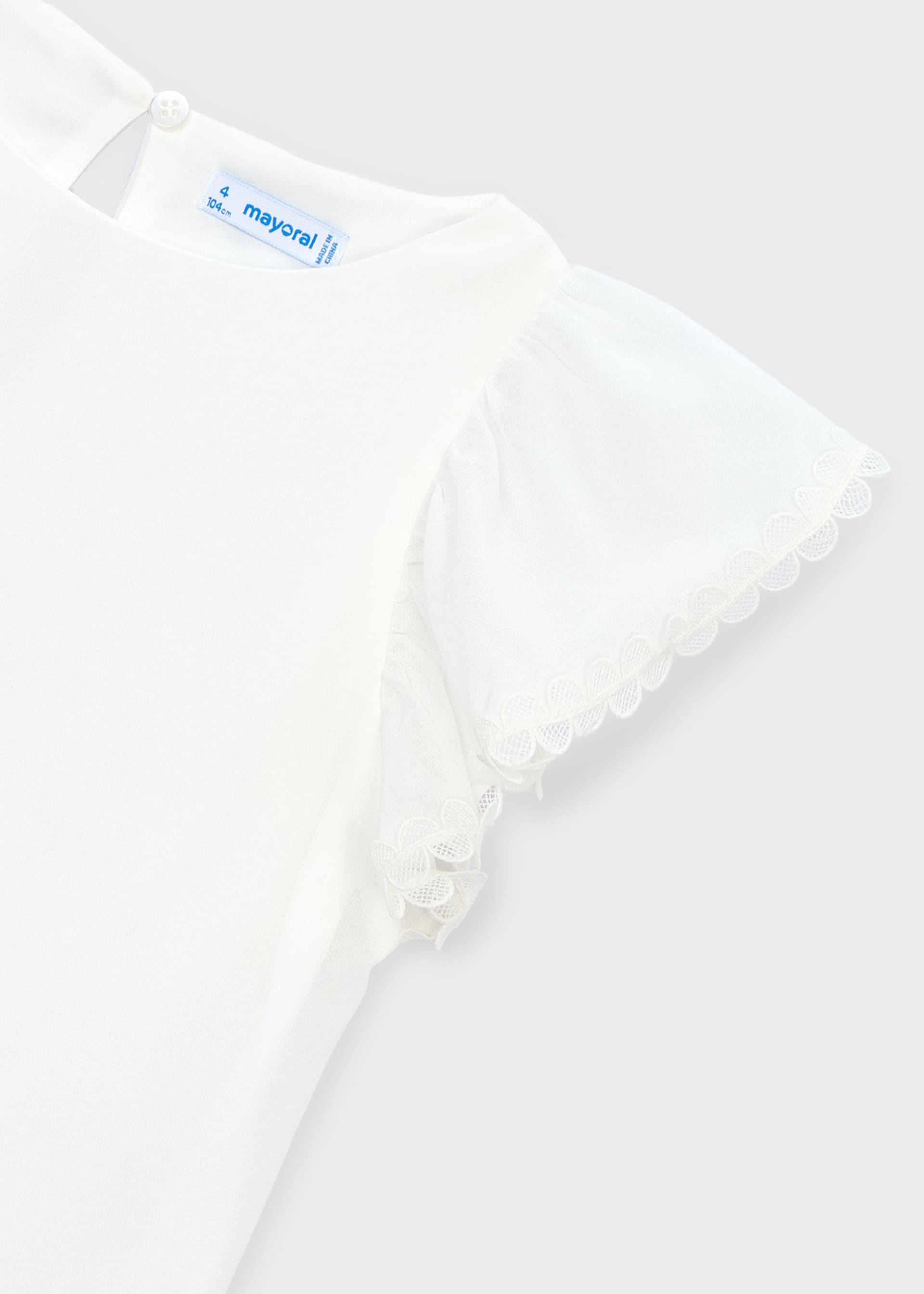 Blusa chiffon bambina