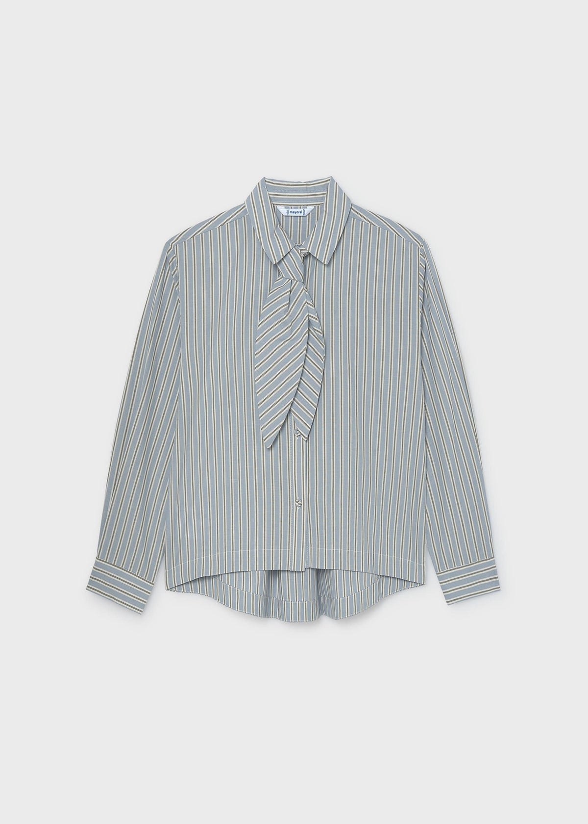 Blusa con cravatta ragazza