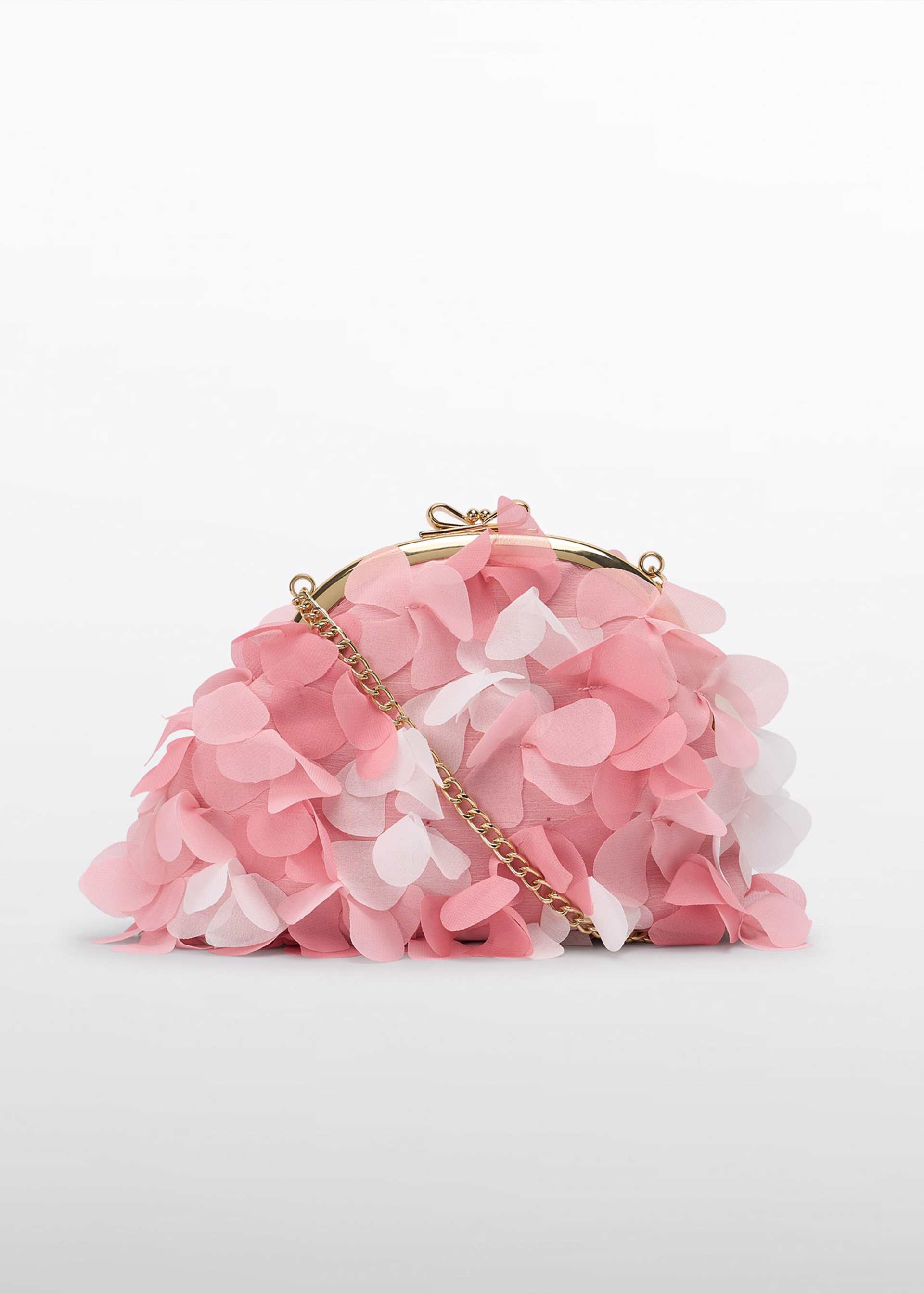 Borsa chiffon fiori 3d bambina