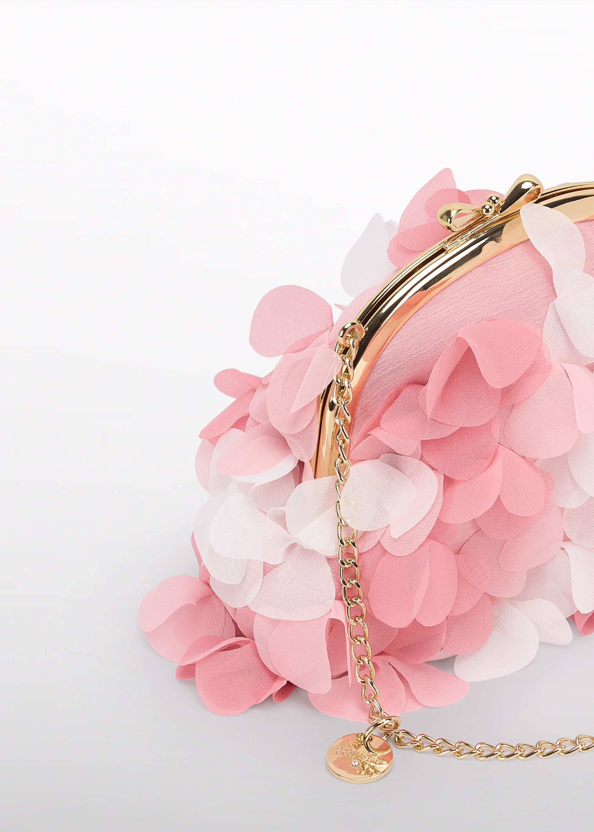 Borsa chiffon fiori 3d bambina