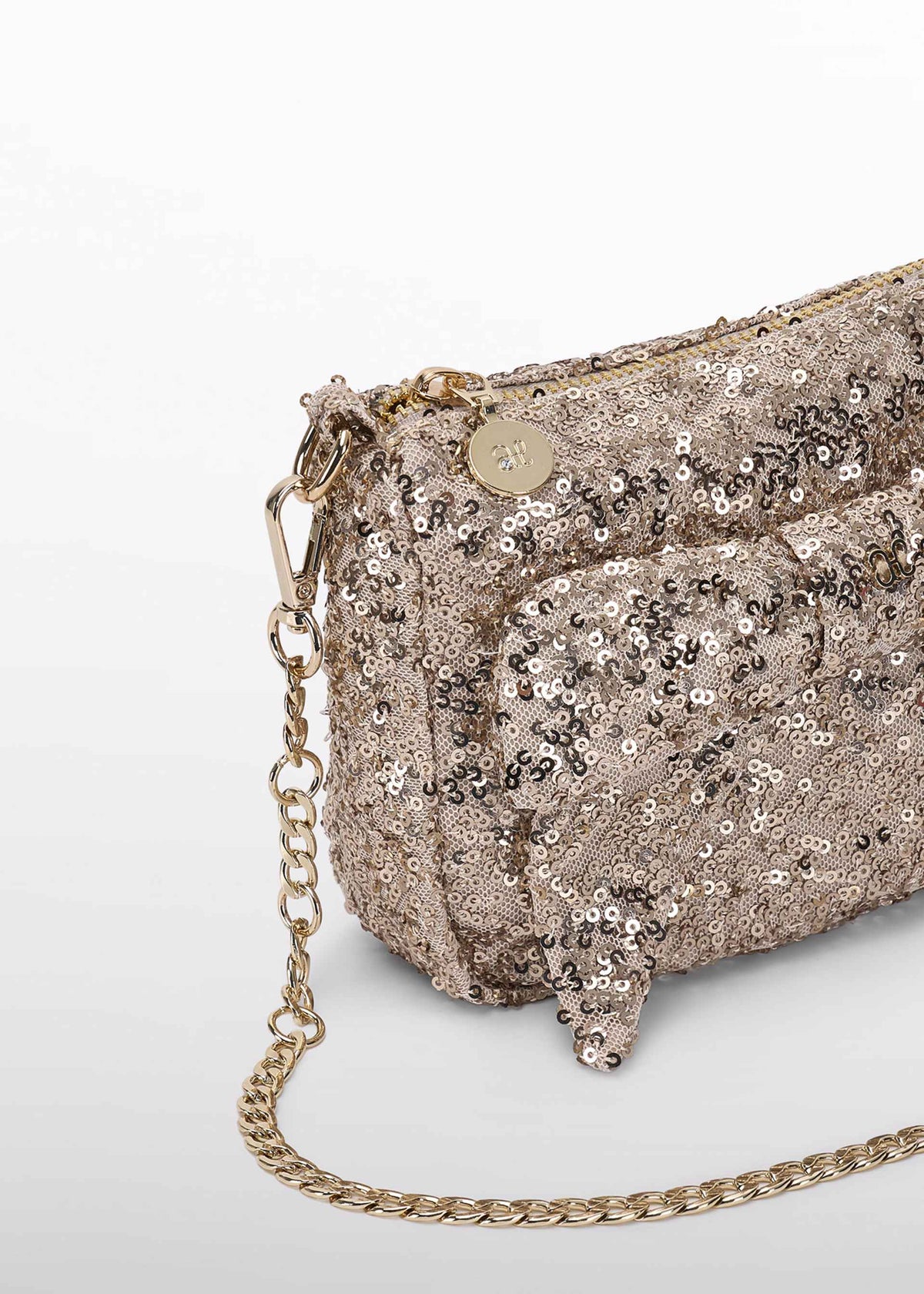 Borsa lustrini bambna
