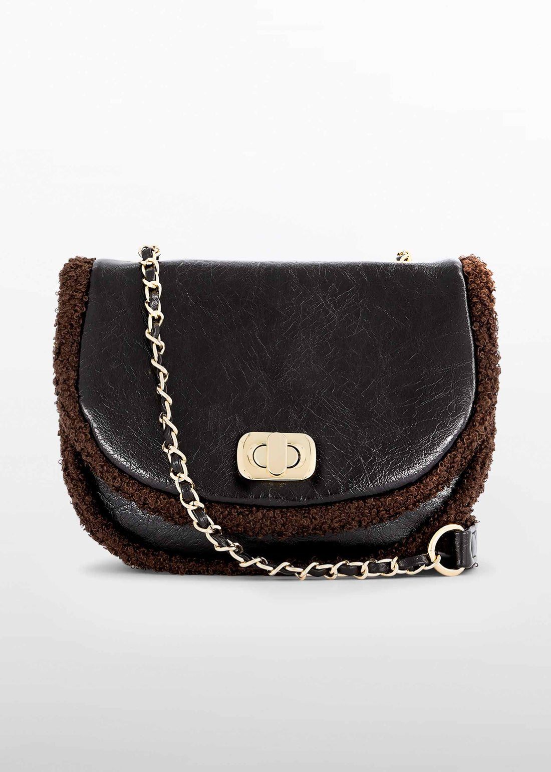 Borsa pelliccia combined bambina