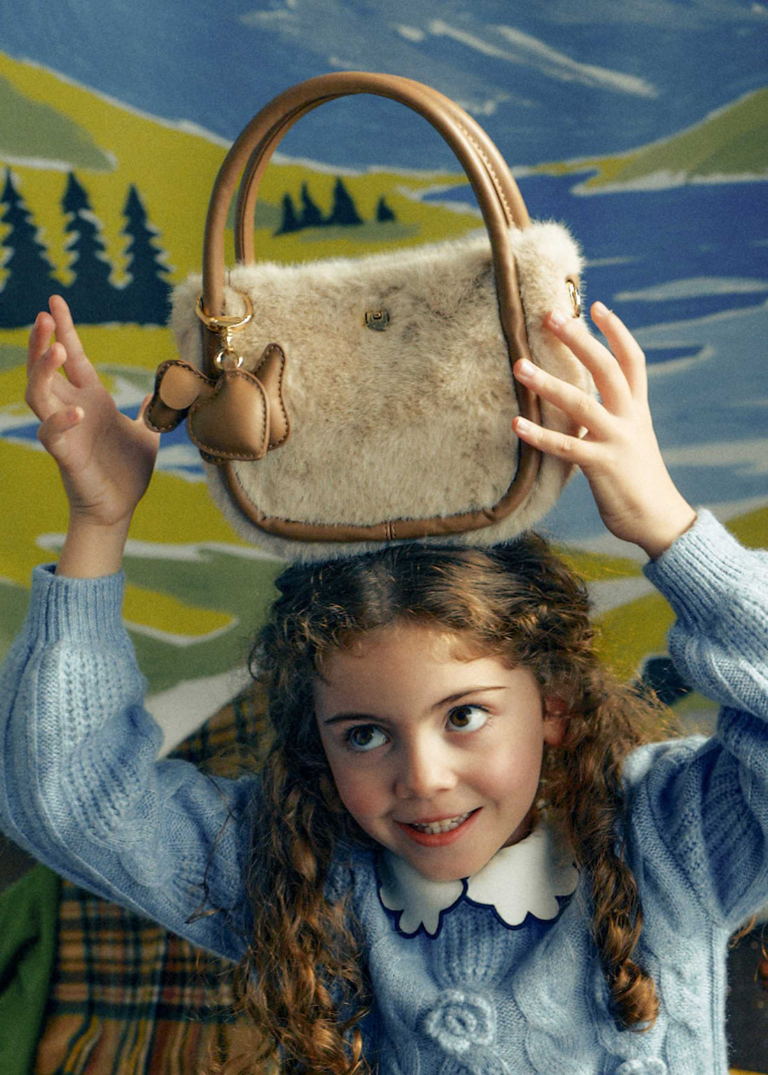 Borsa pellicciotto bambina