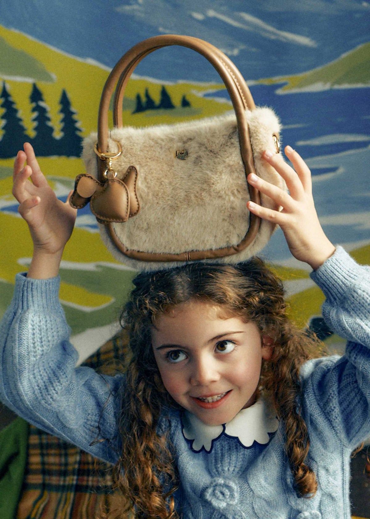 Borsa pellicciotto bambina