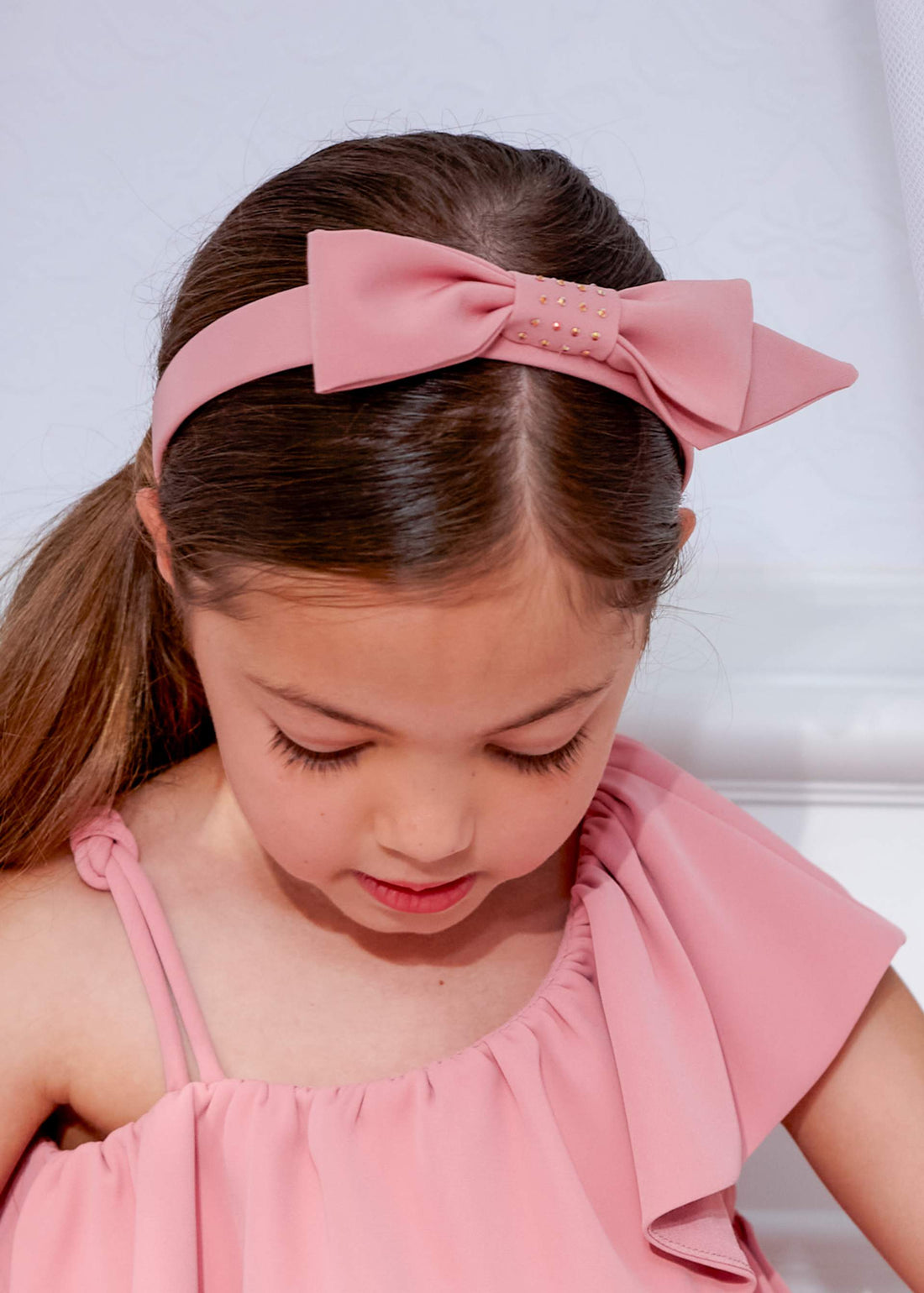 Cerchietto fiocco creoe bambina