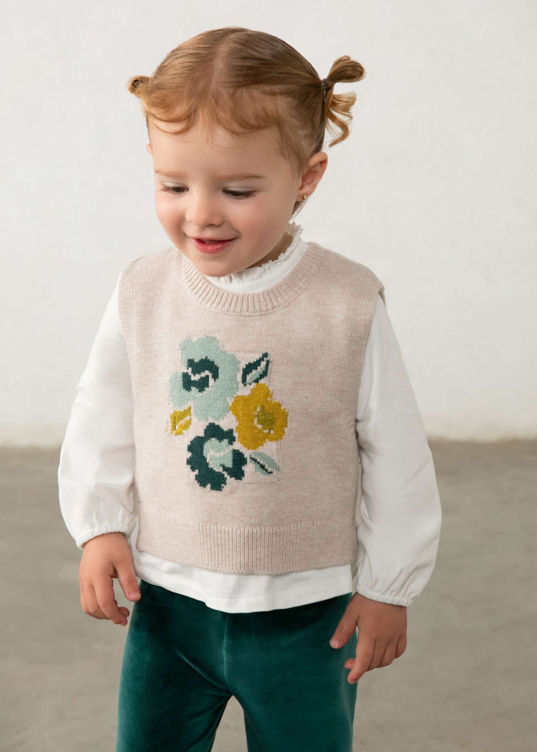 Completo 3 pezzi gilet bimba