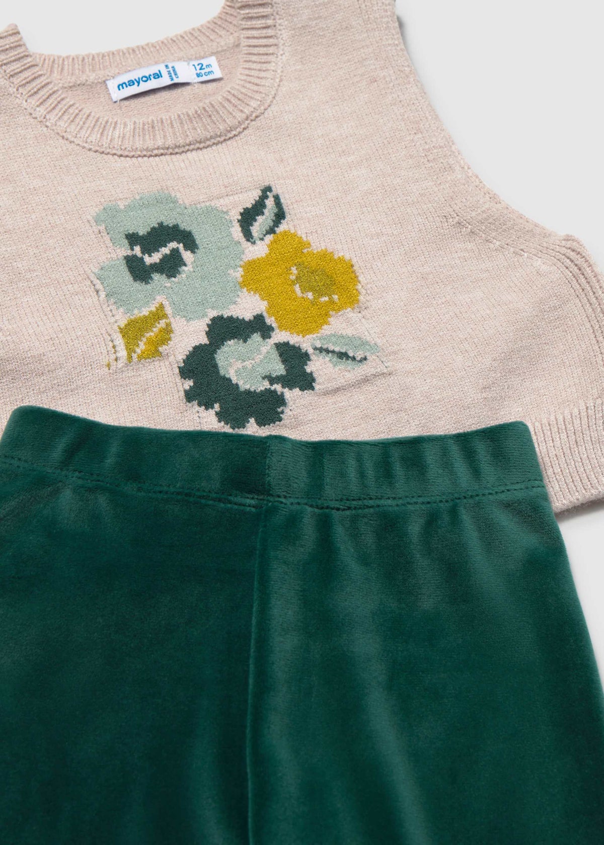 Completo 3 pezzi gilet bimba