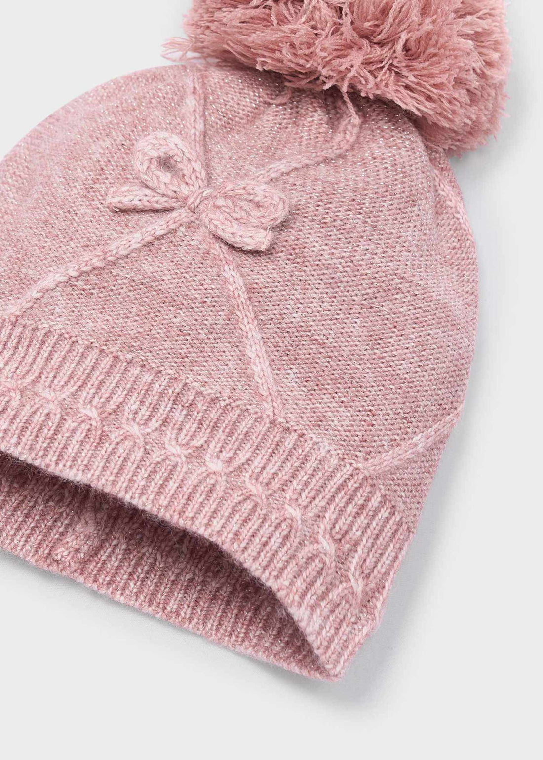 Completo cappello e scaldacollo fiocchi bambini