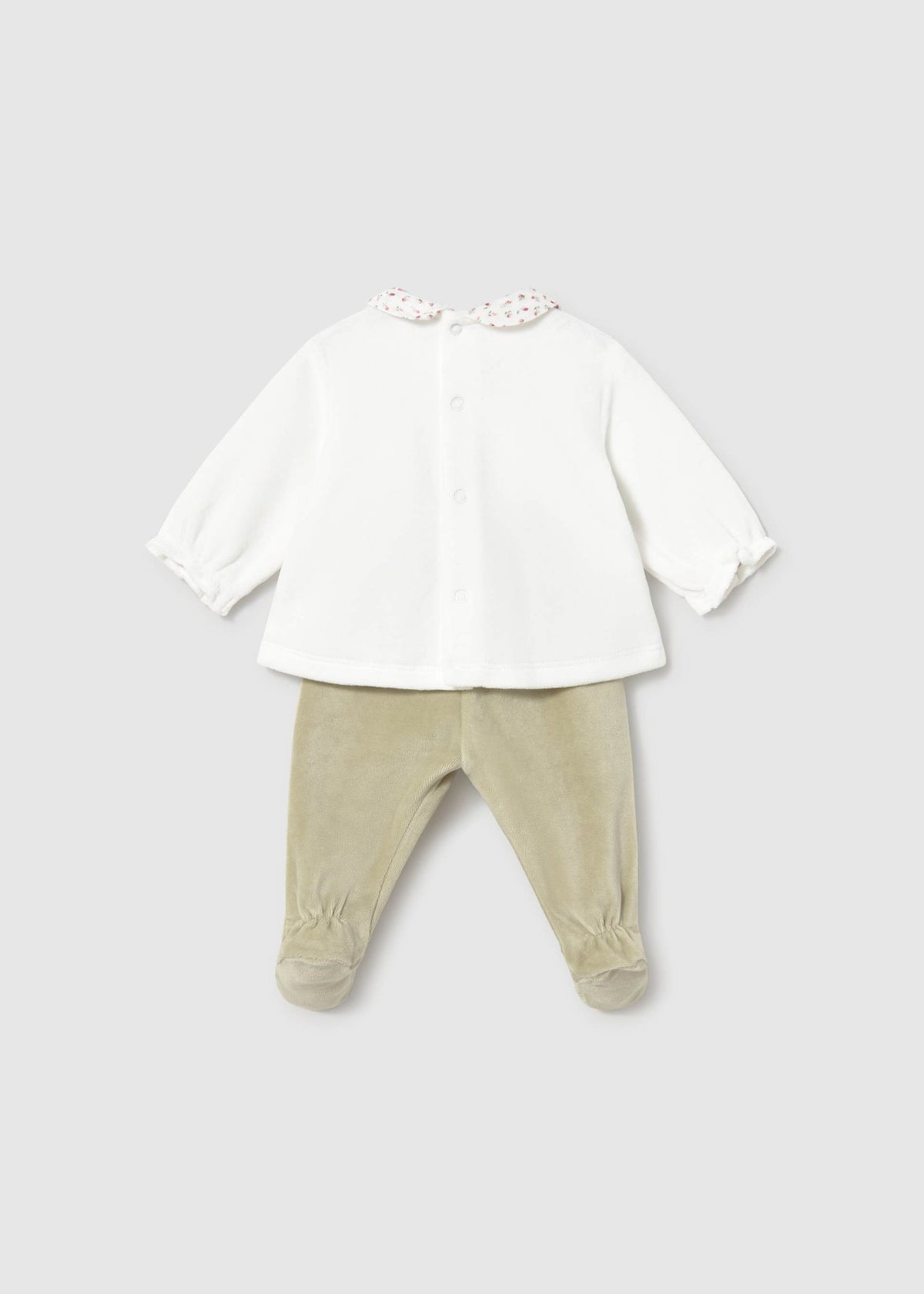 Completo ghettina e camicia neonata