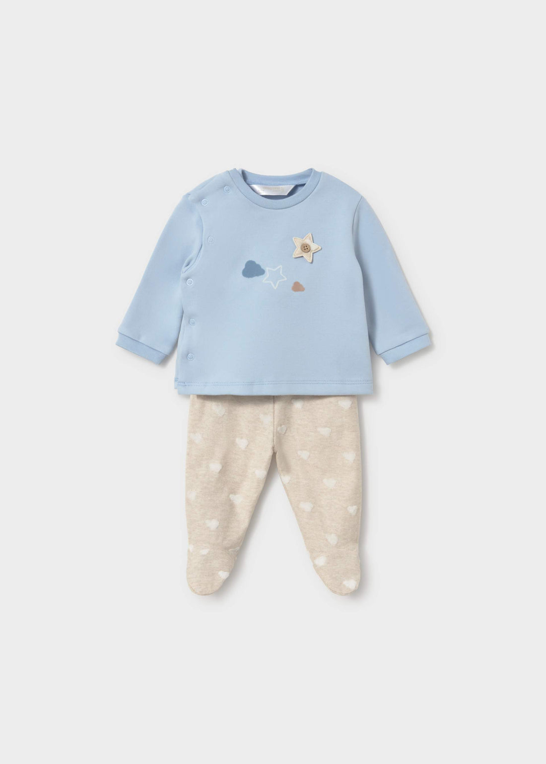 Completo ghettina e felpa neonato