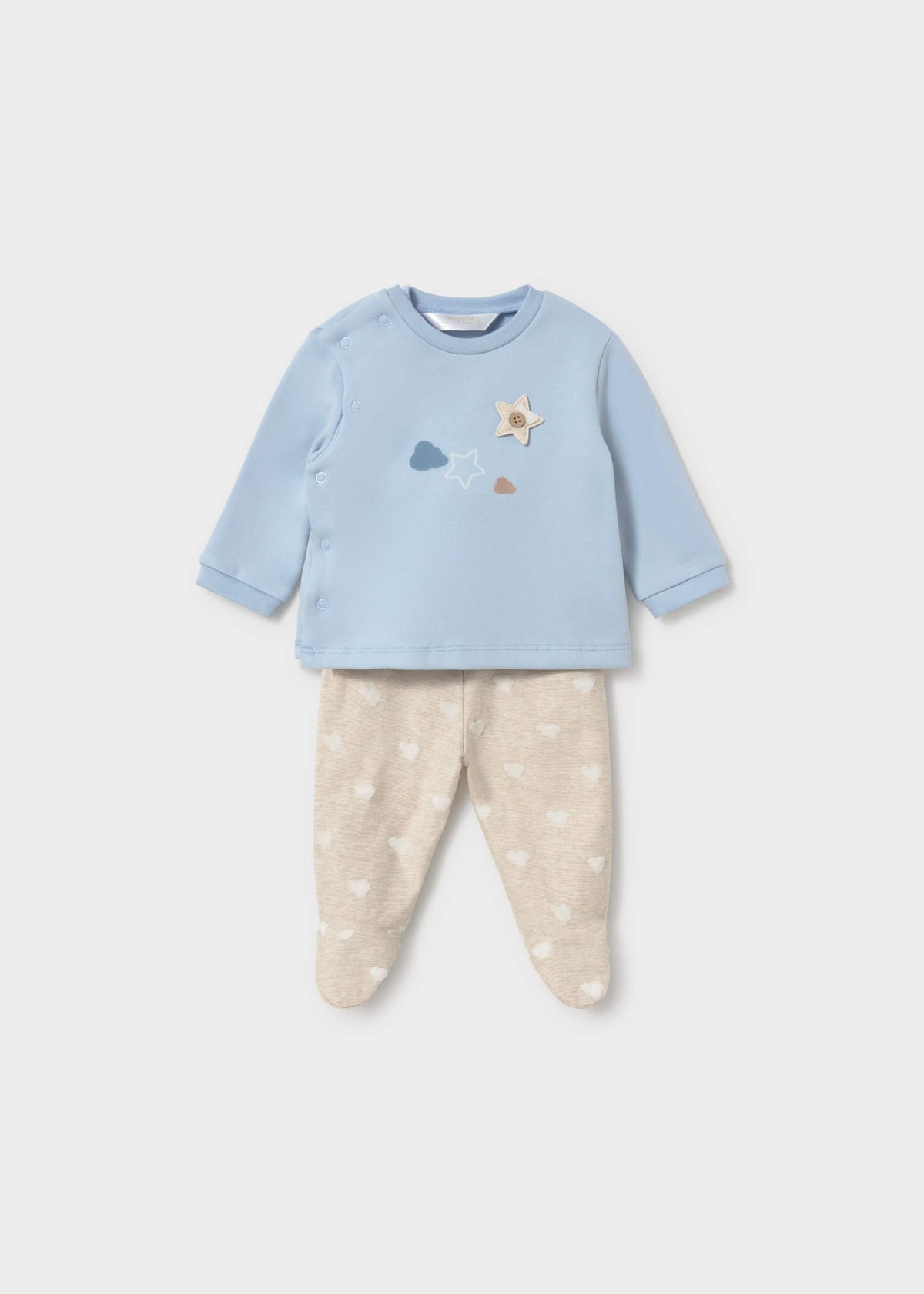 Completo ghettina e felpa neonato