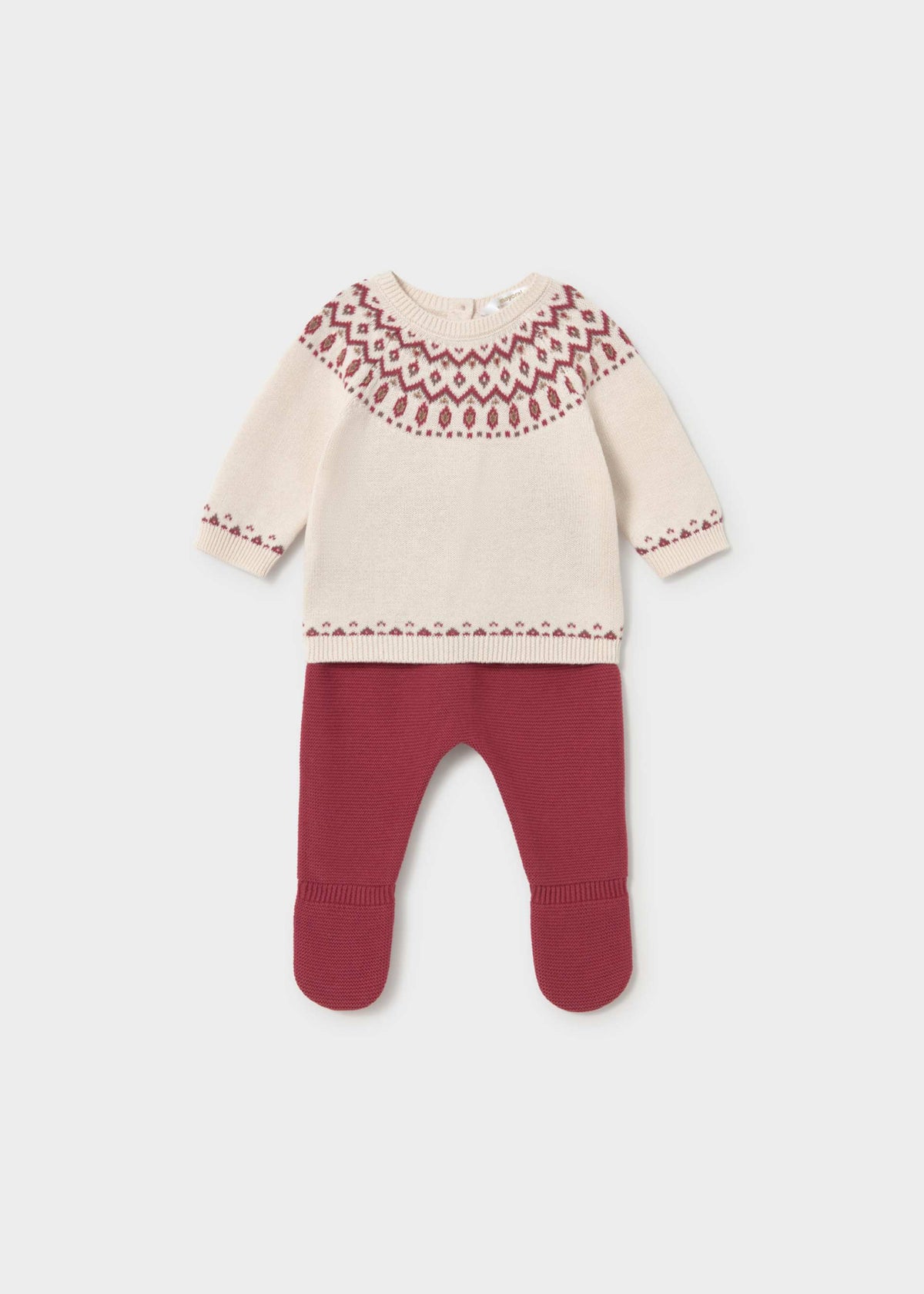 Completo ghettina e maglioncino neonato