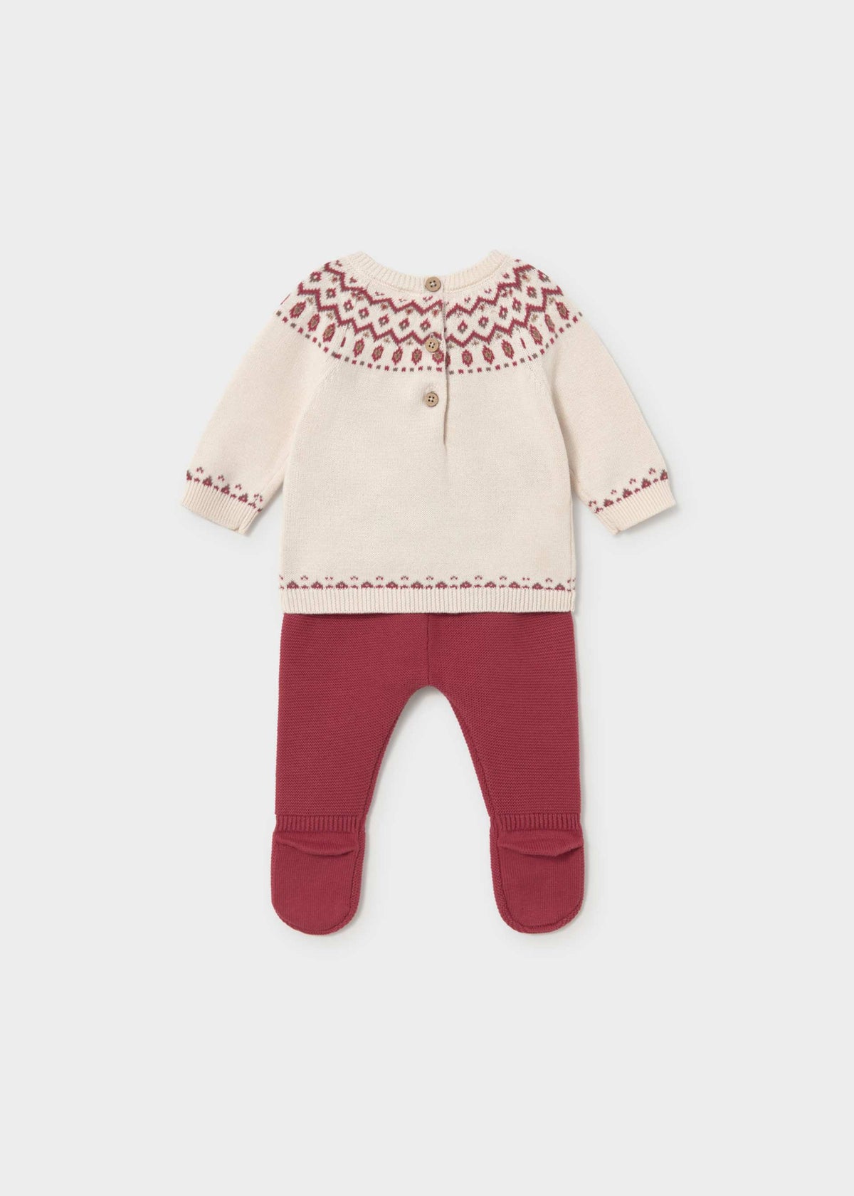 Completo ghettina e maglioncino neonato
