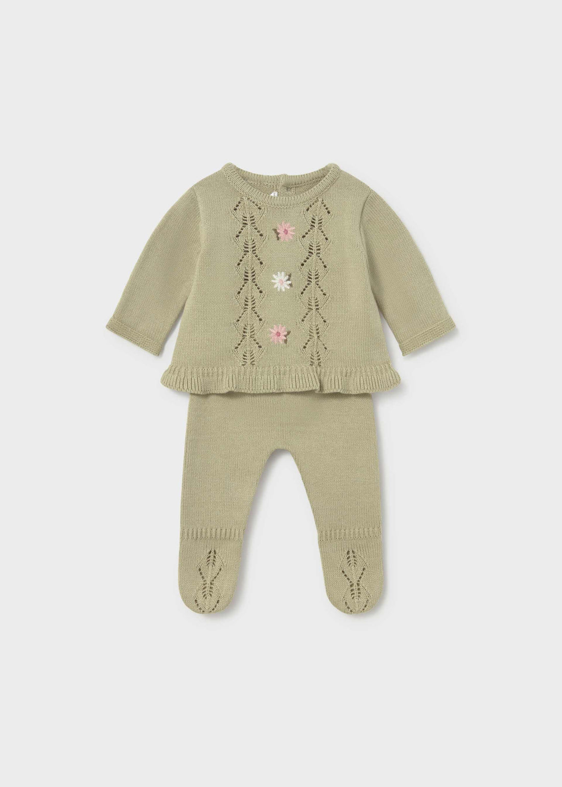 Completo ghettina e maglione neonata
