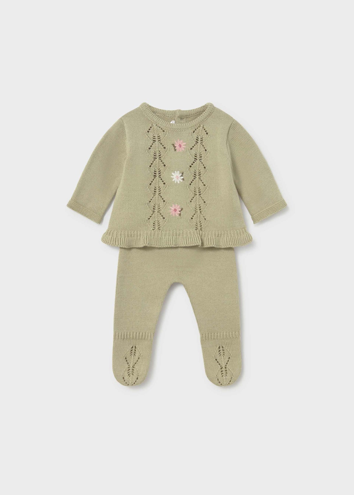 Completo ghettina e maglione neonata