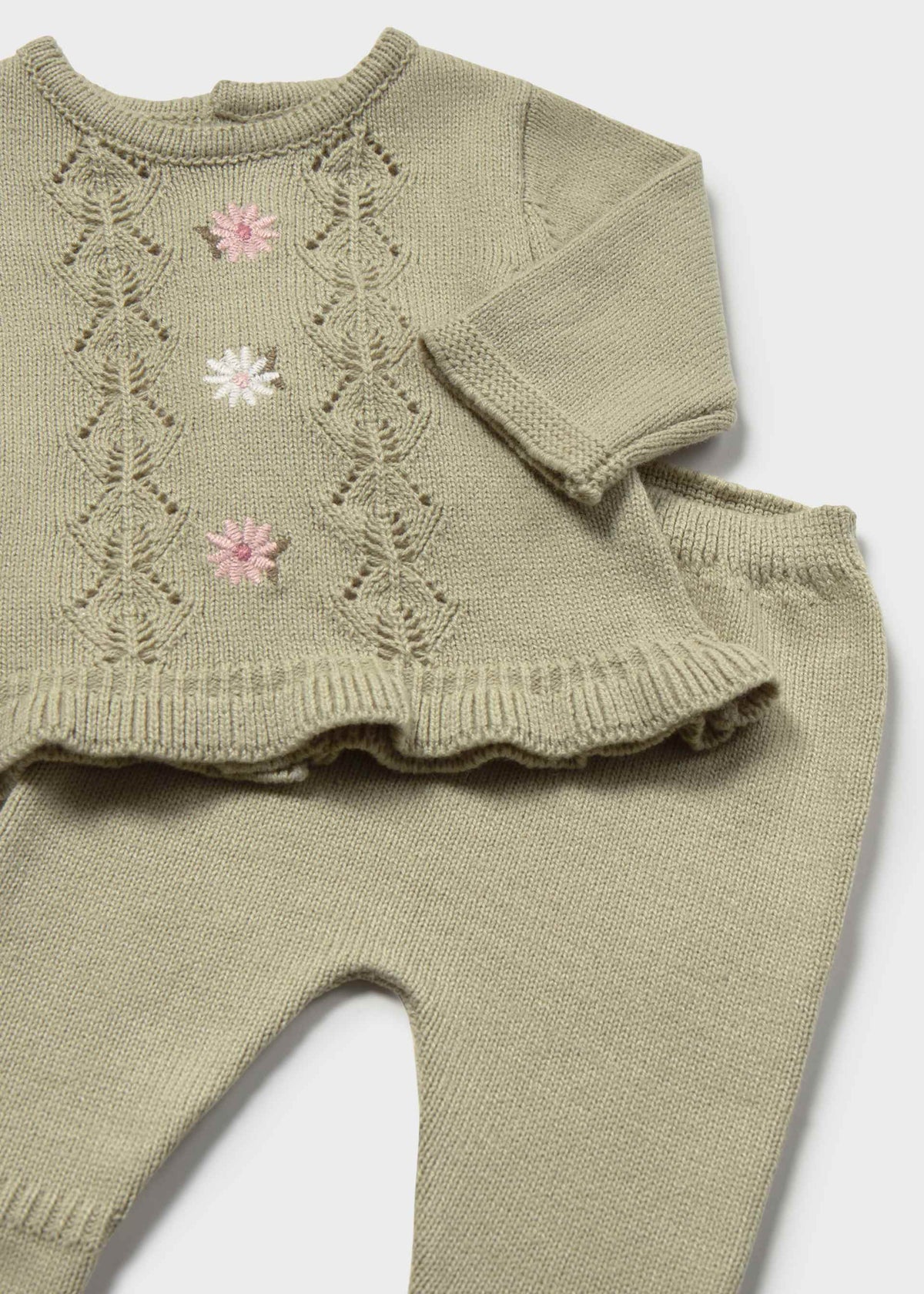 Completo ghettina e maglione neonata