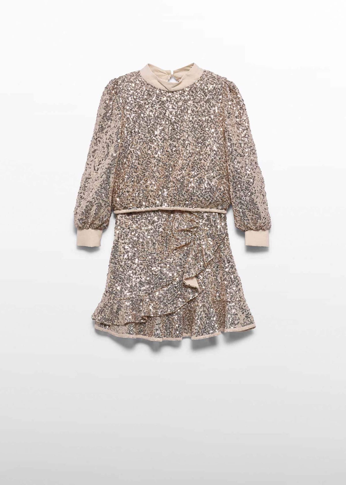 Completo gonna lustrini bambina