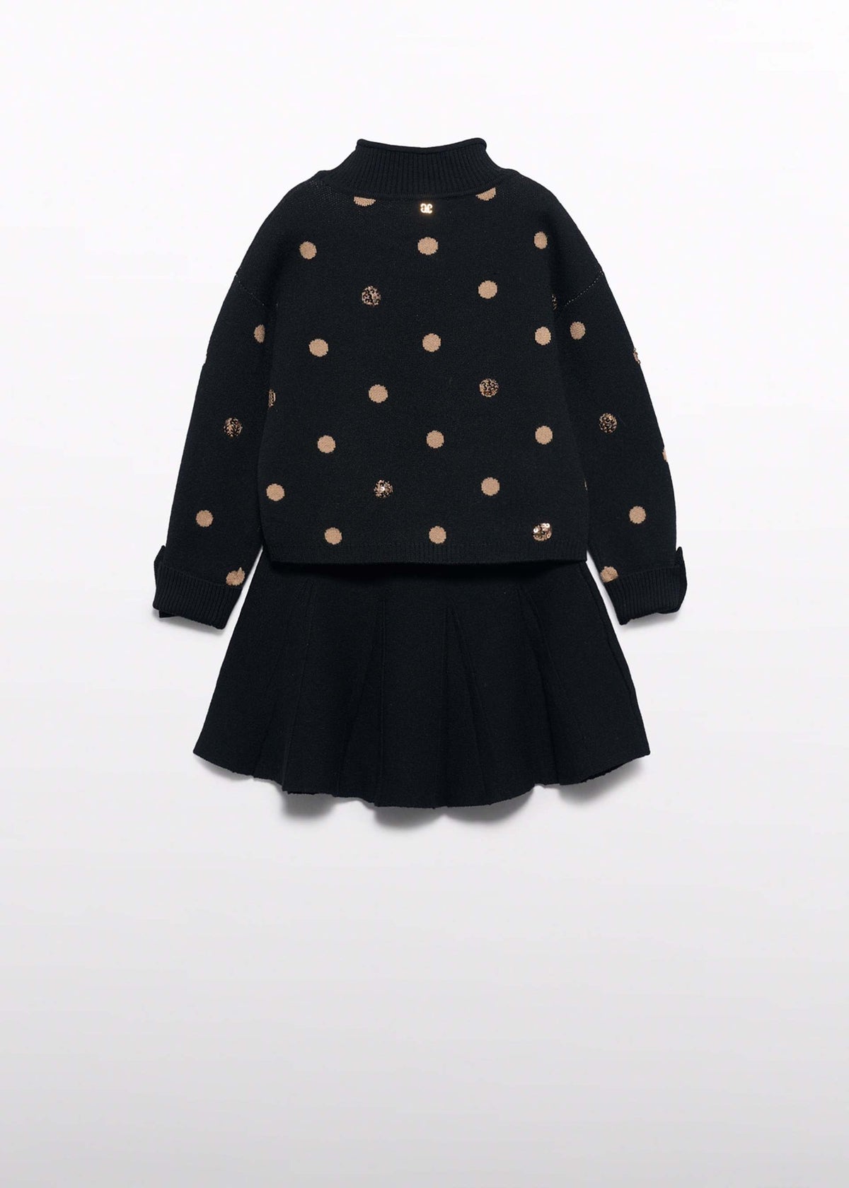 Completo gonna maglia pois bambina