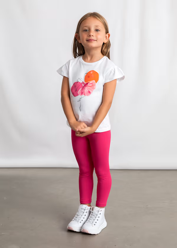 Completo leggings e maglietta bambina