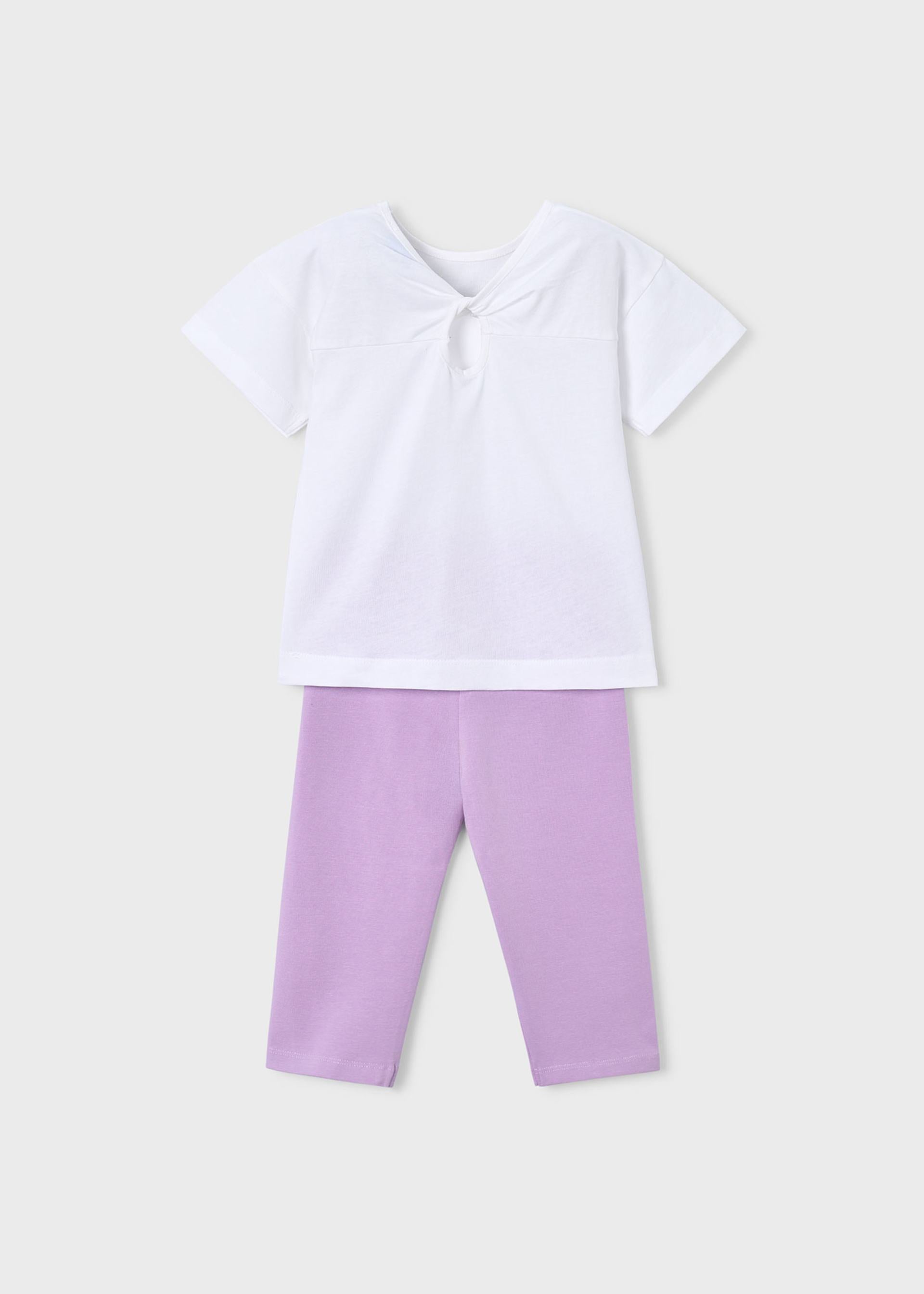 Completo leggings pirata e maglietta bambina