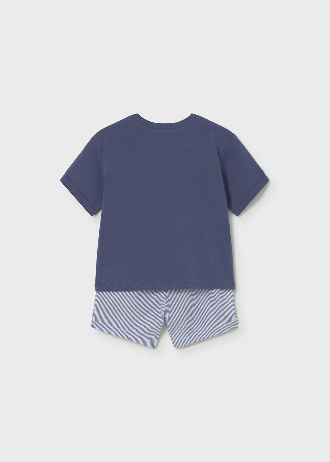 Completo pantaloncino e maglietta neonato