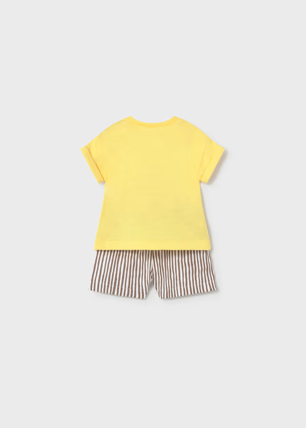 Compl. pantaloncino e maglietta neonato