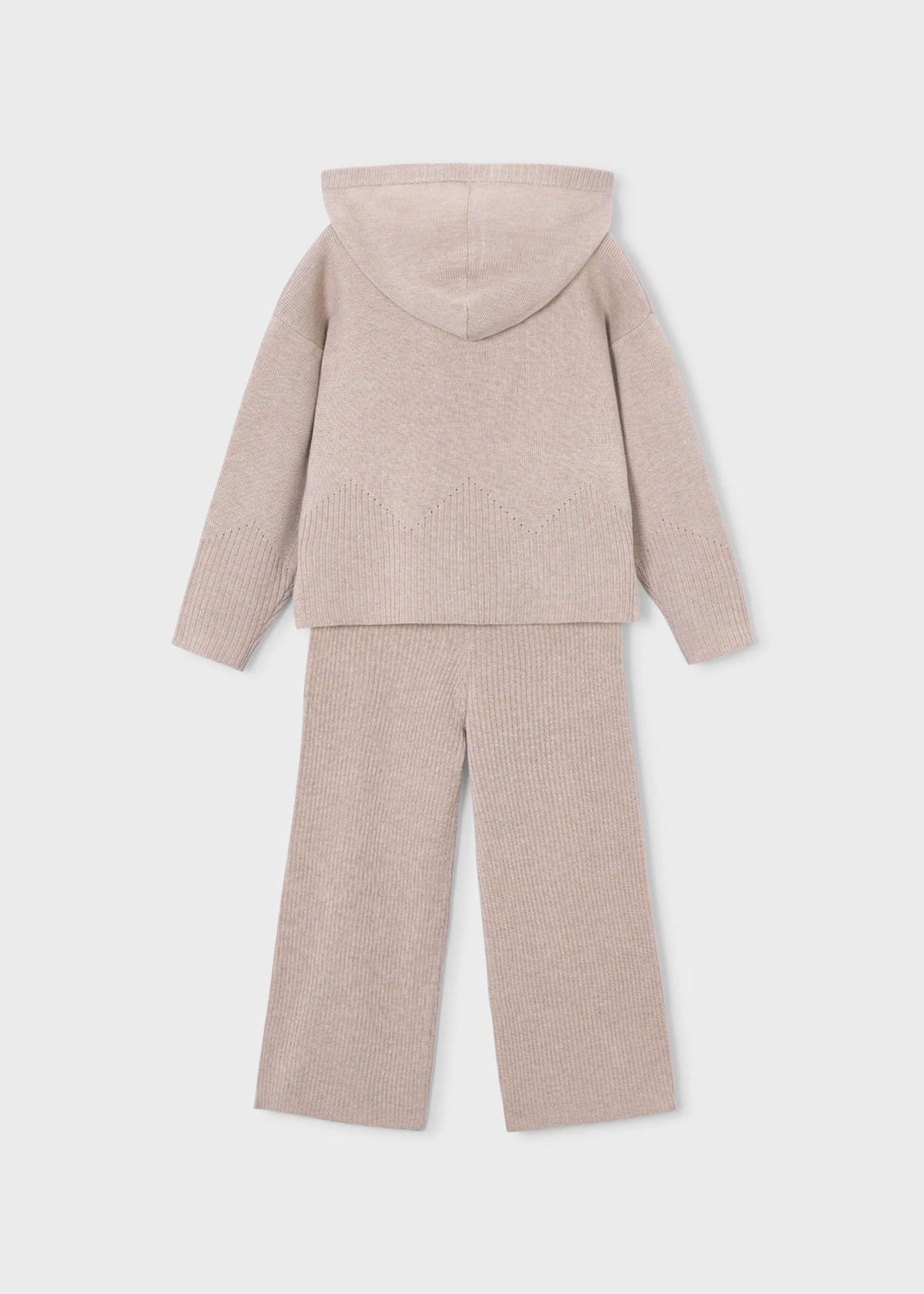Completo pantalone e felpa con cappuccion bambina
