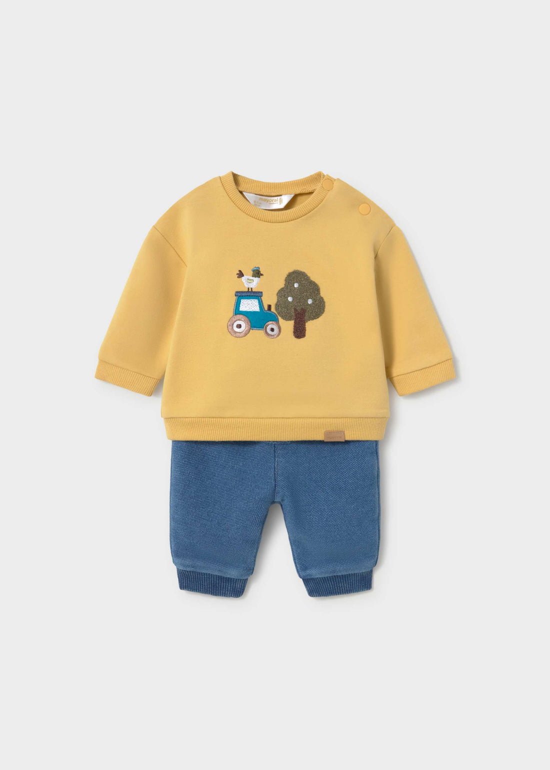Completo pantalone e felpa neonato