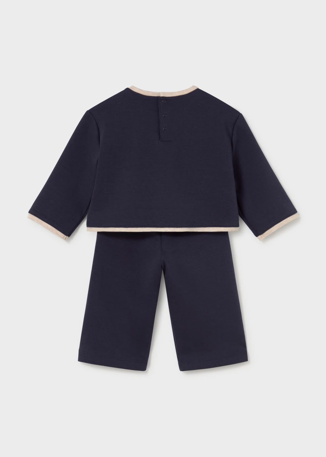 Completo pantalone e maglione ricamato bimba