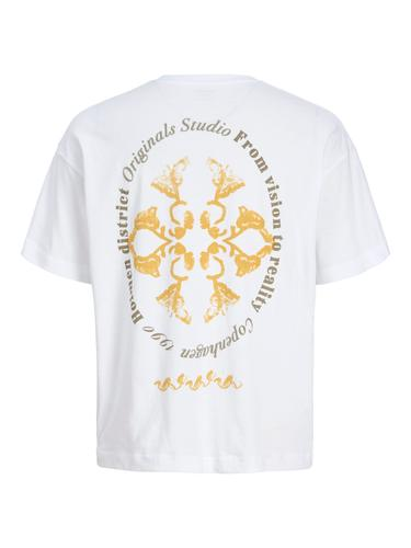 T-Shirt JORMONTAUK BACK GRAPHIC TEE SS - Short-sleeved
