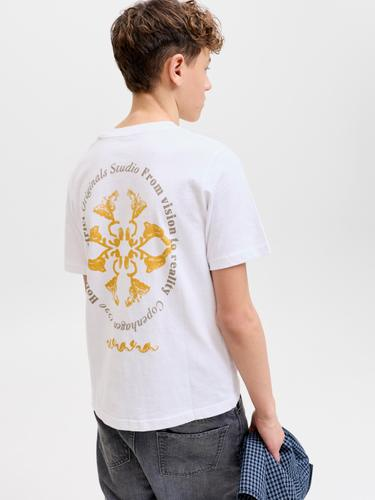 T-Shirt JORMONTAUK BACK GRAPHIC TEE SS - Short-sleeved